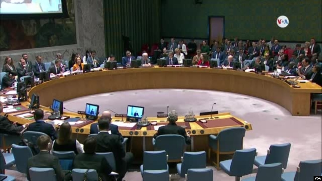 Consejo de Seguridad de Naciones Unidas. [Archivo VOA]