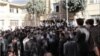 تجمع رانندگان شرکت واحد اتوبوسرانی مقابل شورای شهر