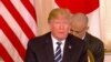 Presiden Amerika Serikat Donald Trump di Mar-a-Lago, Florida, 17 April 2018. (Foto: VOA/ Steve Herman).