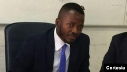 Issau Agostinho quando participou de uma conferência em Berlim em 2017.
