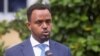 Somali deputy information minister Abdirahman Yusuf speaks during a news conference in Mogadishu, Somalia, May 6, 2021.