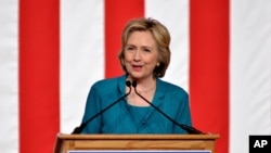Kandidat Calon Presiden dari Partai Demokrat, Hillary Rodham Clinton (Foto: dok).