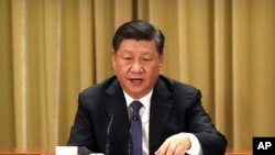 有美國的中國經濟問題專家指出，習近平(圖）的國進民退政策不改，美中間的貿易摩擦不斷。