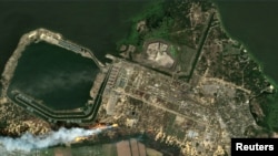 Pembangkit listrik tenaga nuklir Zaporizhzhia di wilayah Zaporizhzhia, Ukraina, 24 Agustus 2022. (Foto: via Reuters)