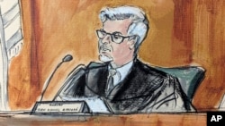 主審特朗普封口費案的紐約州法官胡安·默坎(Judge Juan Merchan) （美聯社資料圖片）