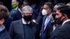 American Businessman Bill Gates (C), arrives for the “Accelerating Clean Technology Innovation and Deployment” event at the COP26 U.N. Climate Summit, in Glasgow, Scotland, on Nov. 2, 2021.