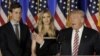 Presiden AS Donald Trump bersama Jared Kushner (kiri) dan Ivanka Trump (foto: dok).
