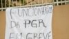 Trabalhadores em greve