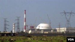 Pembangkit listrik tenaga nuklir Iran di Bushehr, Iran selatan (foto: dok.).
