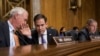 代表佛羅里達州的共和黨國會參議員魯比奧（Marco Rubio，中）在參議院（資料圖片）