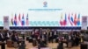 ၂၀၂၅ ခုနှစ်၊ ဇန်နဝါရီလ ၁၉ ရက်နေ့တွင် မလေးရှားနိုင်ငံ Langkawi ကျွန်းတွင် ကျင်းပပြုလုပ်တဲ့ အာဆီယံနိုင်ငံခြားရေးဝန်ကြီးများ အစည်းအဝေးပွဲမှာ မလေးရှားနိုင်ငံခြားရေးဝန်ကြီး Mohamad Hasan မိန့်ခွန်းပြောနေစဉ်။ (Azneal Ishak/Pool via REUTERS)