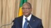 Mali President Ibrahim Boubacar Keita delivers a speech on Oct. 2, 2013. in Bamako.