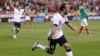 United States' Landon Donovan celebrates his goal against Mexico during the second half of a World Cup qualifying soccer match Sept. 10, 2013, in Columbus, Ohio. 