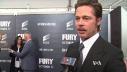 Fury หนังใหม่ของแบรด พิตต์ ฉายรอบปฐมทัศน์ที่กรุงวอชิงตัน