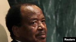 Shugaban Kamaru, Paul Biya a New York, Satumba 22, 2016.