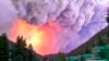 U.S. Forest Service photo shows fire rising over the West Fork Complex in Colorado, June 20, 2013.
