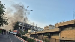 ساختمان صدا و سیمای جمهوری اسلامی پس از حمله اسرائیل