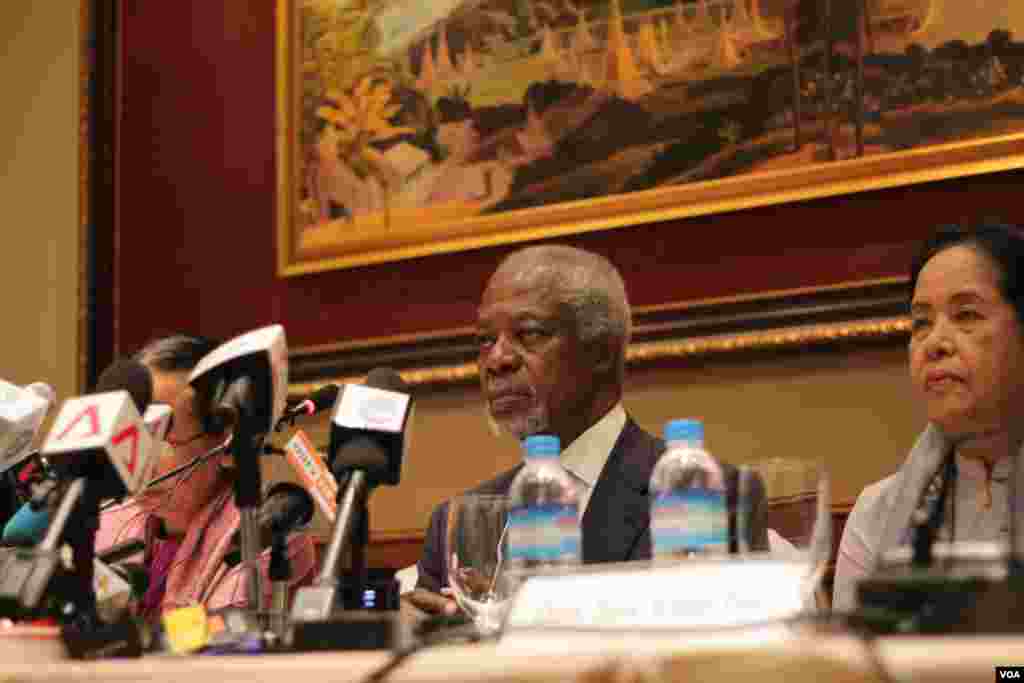 kofi annan Presser