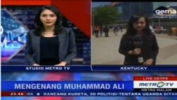 Laporan Langsung VOA untuk Metro Malam: Proses Pemakaman Muhamad Ali