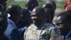 FILE - South Sudan opposition movement leader Riek Machar (C) meets with supporters at Juba international airport, in Juba, South Sudan, April 26, 2016.