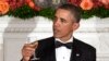 Obama Gelar Jamuan Makan Malam Tahunan Penuh Canda 