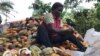 A farmer works on cocoa pods in Ntui village, Cameroon, Dec. 17, 2017. Picture taken December 17, 2017. Some farmers in remote areas in Cameroon are using a mobile application to analyze their soil quality and to help choose crops. 