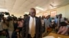 Botswana's President Mokgweetsi Masisi arrives to vote in general elections in Moshupa, west of Gaborone, Botswana, Oct. 23, 2019. 