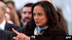 FILES - Angolan businesswoman Isabel dos Santos visits the new started EFACEC Portuguese corporation's electric mobility industrial unit in Maia, Feb. 05, 2018.