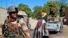 A French soldier secures a perimeter on the outskirts of Diabaly, Mali, some 460kms (320 miles) north of the capital Bamako Monday Jan. 21, 2013. French and Malian troops were in the city whose capture by radical Islamists prompted the French military 