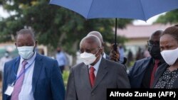 Armando Guebuza a caminho do tribunal, 17 de Fevereiro, 2022