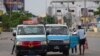 Taxistas em Luanda 