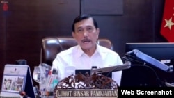 Menko Marves Luhut Binsar Pandjaitan