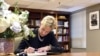  Kristie Kenney,Counselor of the State Department signs the condolence book at the Royal Thai Embassy. Oct,17 2016.