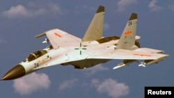 中國殲-11型戰鬥機(資料圖片)