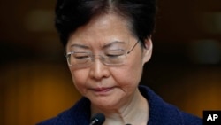香港特首林鄭月娥.