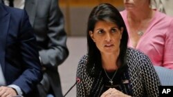 Duta Besar Amerika untuk PBB, Nikki Haley (Foto: dok).