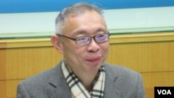 台灣師範大學政治系教授范世平 （美國之音張永泰拍攝）
