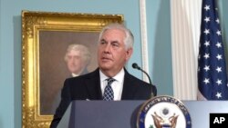 美国国务卿蒂勒森在发表2016年国际宗教自由报告后回答有关朝鲜的问题 (2017年8月15日)