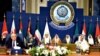 FILE - The closing session of the Arab League Summit at Bayan Palace, Kuwait, March 26, 2014.