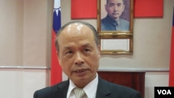 台灣財政部長張盛和（美國之音 趙婉成拍攝）