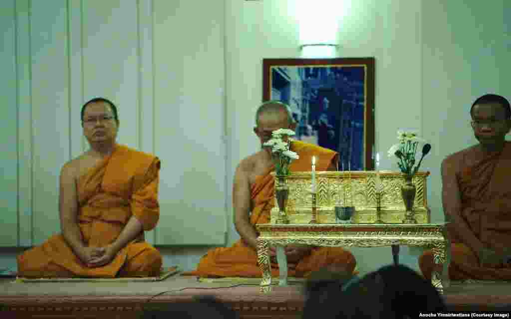 Thai king funeral wat thai dc