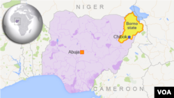 Map of Chibok, Nigeria