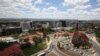 Imagem da cidade de Windhoek, capital da Namíbia