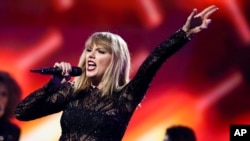 Taylor Swift performs at DIRECTV NOW Super Saturday Night Concert at Club Nomadic on Feb. 4, 2017 in Houston, Texas. 
