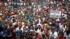 Supporters of the opposition Coalition for Reforms and Democracy or Cord attend a rally at Uhuru Park in Nairobi, Kenya, July 7, 2014. 