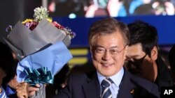 Presiden baru Korea Selatan Moon Jae-in di Seoul, Korea Selatan (Foto: dok). 