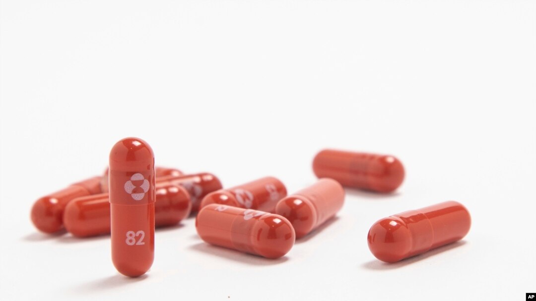 This undated image provided by Merck & Co. shows their new antiviral medication.