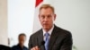 Penjabat Menteri Pertahanan AS Patrick Shanahan dalam konferensi pers di Jakarta, Kamis (30/5).