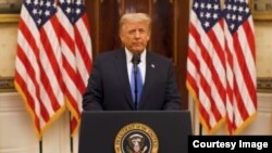 သမ္မတTrump နှုတ်ဆက်မိန့်ခွန်းပြော