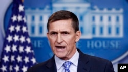 Michael Flynn, mantan Penasihat Keamanan Nasional Presiden AS Donald Trump (Foto: dok).